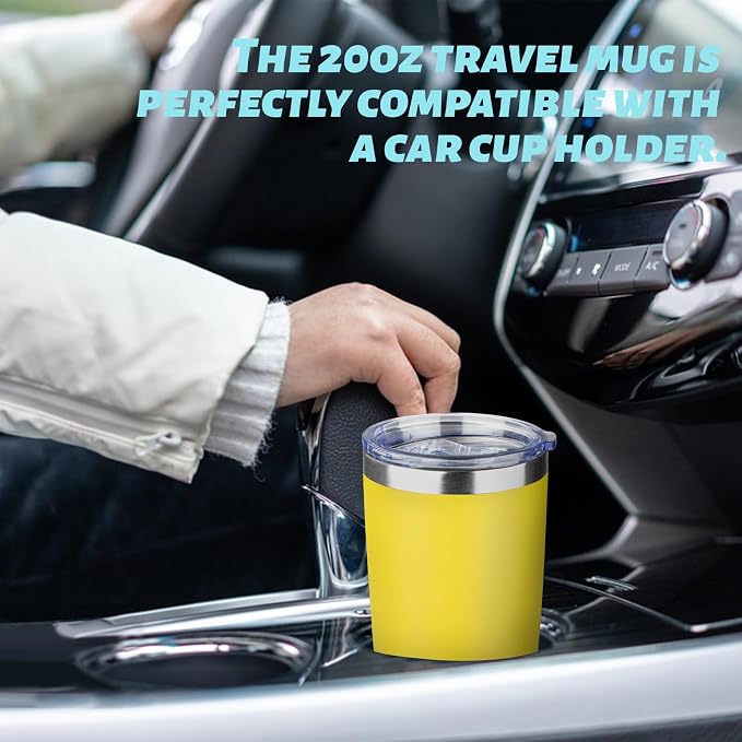 20oz Tumbler with Straw and Brush, Stainless Steel Vacuum Insulated tumbler - Image 4