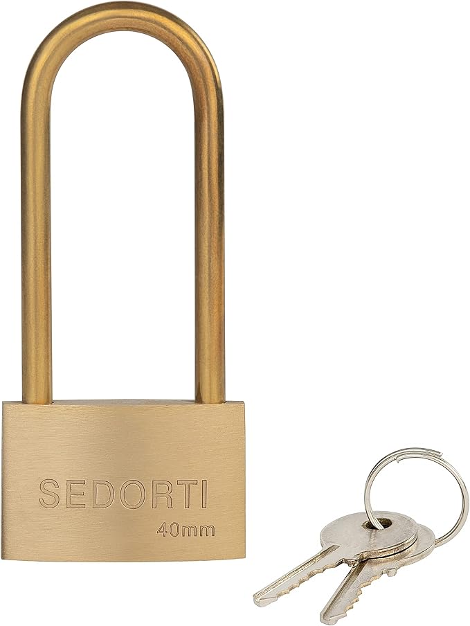 Weather Proof Lock, Solid Brass Padlock - Image 4