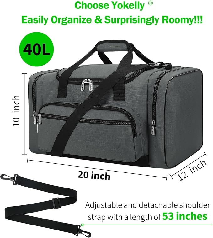 Sports Duffel Bag 20 inch for Travel Gym - Image 4