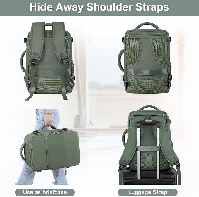 Personal Item Backpack, Carry on Travel Backpack - Image 4