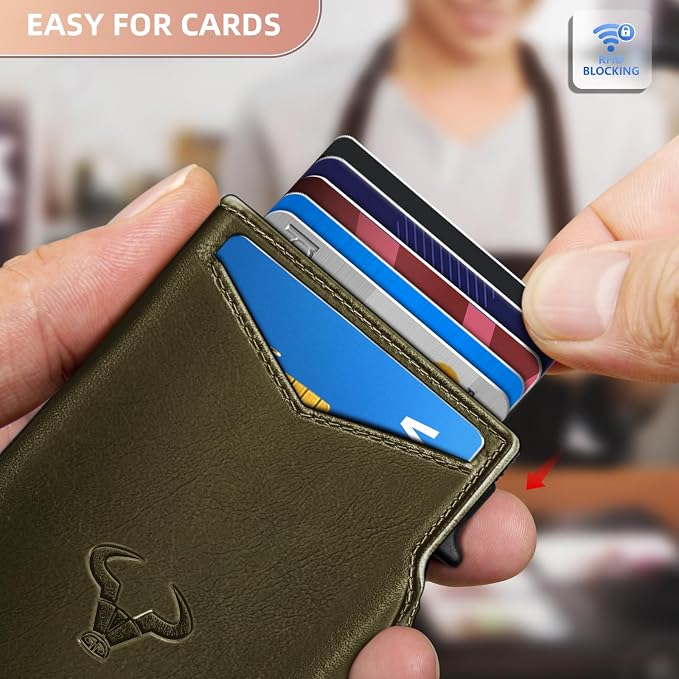 BULLIANT Men Wallet Gift Boxed, Slim Front Pocket Wallet Money Clip Card Holder - Image 5