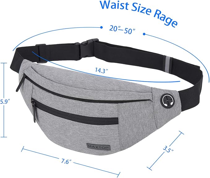 MAXTOP Large Crossbody Fanny Pack - Image 5