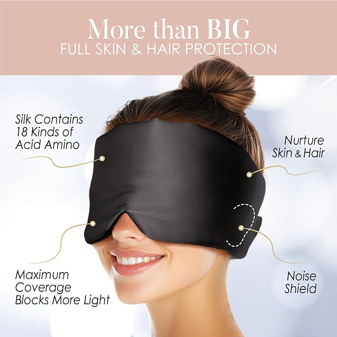 LULUSILK Reversible Mulberry Silk Sleep Mask - Image 5