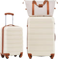 Merax Luggage Sets Carry on Suitcase Airline Approved, Hard Case Expandable by Merax