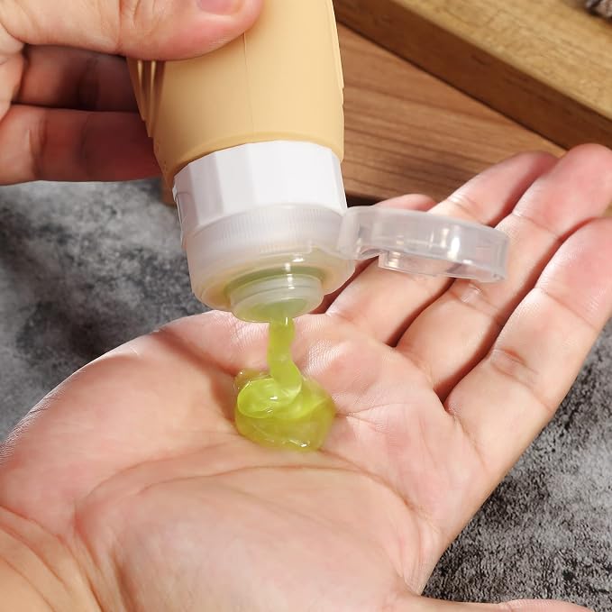 Travel Bottles for Toiletries, Tsa Approved 3oz Travel Size Containers BPA Free - Image 4
