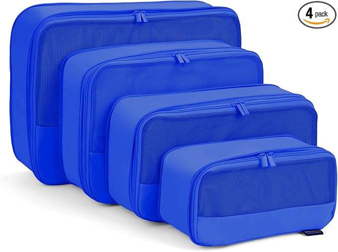 4 Piece Compression Packing Cubes by SOARSAIL