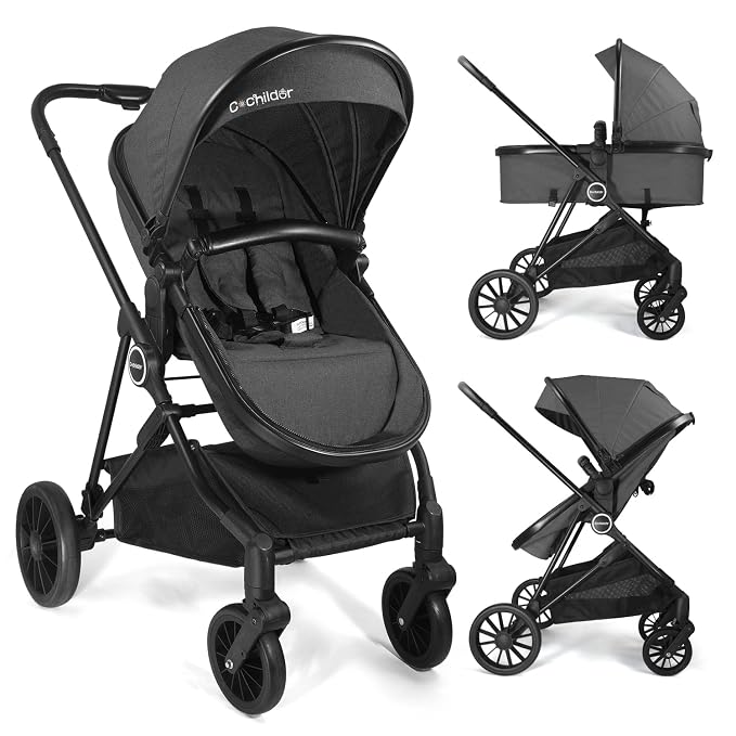 Lite 2.0 Baby Stroller with Newborn Mode, 2-in-1 Foldable Infant Stroller with by Cochildor