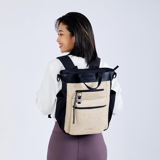 Sherpani Soleil, Anti Theft Convertible Backpack, 3 in 1 Tote Bag, Crossbody Bag - Image 3
