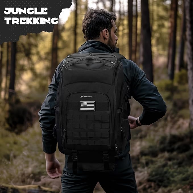 Maelstrom Tactical Backpack for Men, 40L Military Backpack, Water Resistant - Image 6
