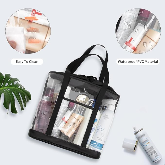 Large Clear Toiletry Bag, Travel Toiletry Bag - Image 6