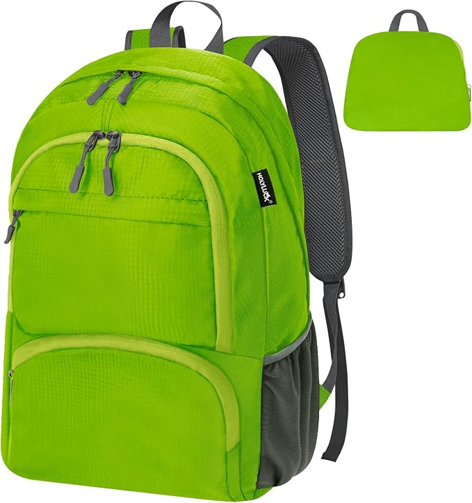HOLYLUCK 20L lightweight packable Hiking Daypack Foldable Backpack by holyluck
