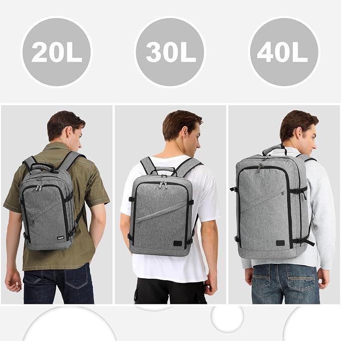 Kono Carry on Backpack, Waterproof Lightweight Daypack - Image 4