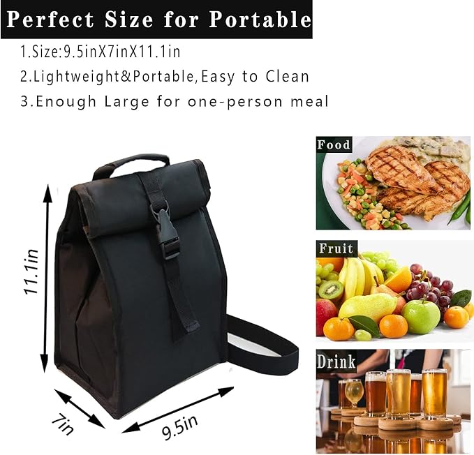 Insulated Foldable Lunch Bag - Image 5