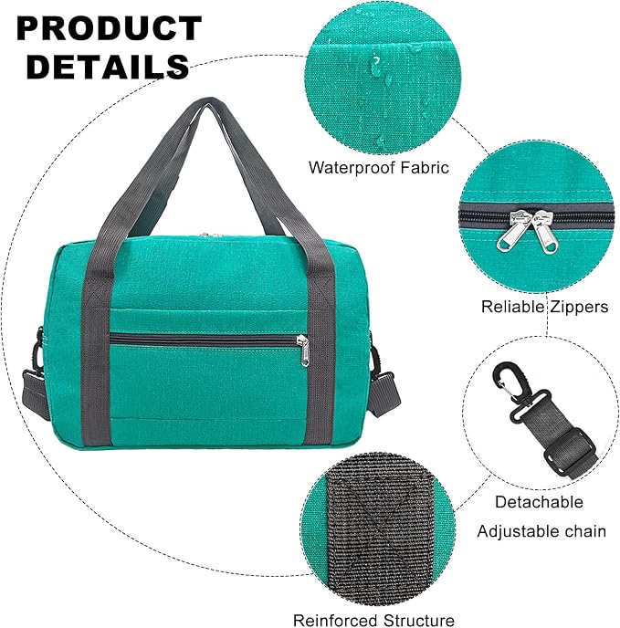 Foldable Carry on Luggage Bag 22x14x9 Personal Item Bag - Image 4