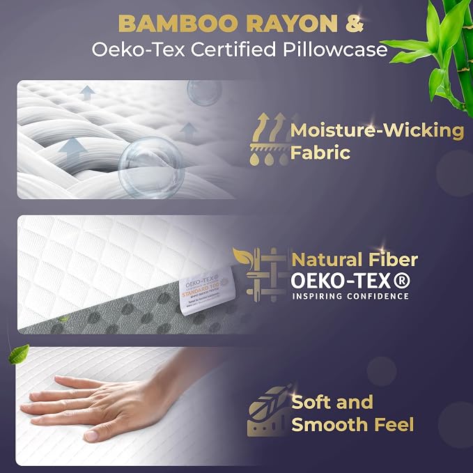 Royal Therapy Memory Foam Pillow, Queen Pain Relief, Neck and Shoulder - Image 4