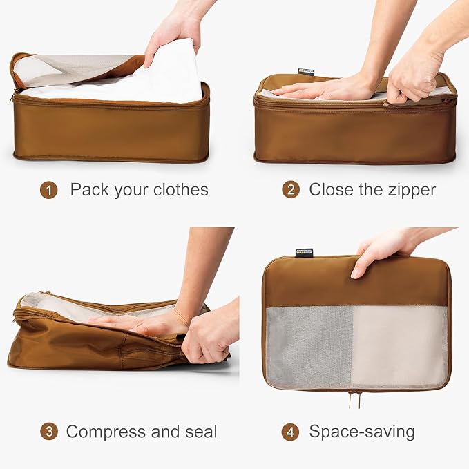 6 Set Compression Packing Cubes - Image 3