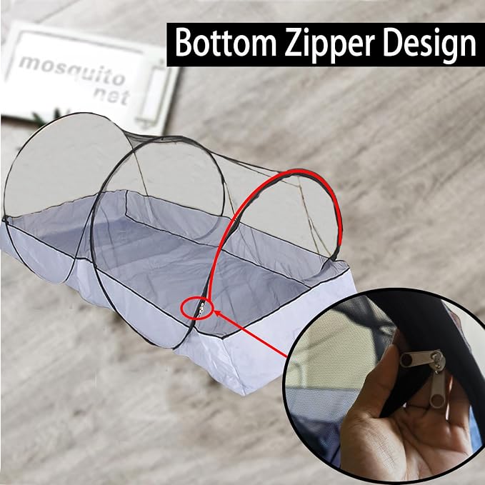 CMINGJ Portable Mosquito Net Foldable Pop-Up Travel Mosquito Net - Image 4