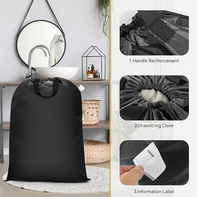 Extra Large Laundry Bag With Handles, Heavy Duty, Travel Laundry Bag - Image 4