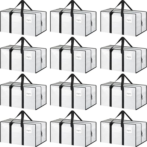 12 Pack Extra Heavy Duty Large Moving Bags by Fygrip