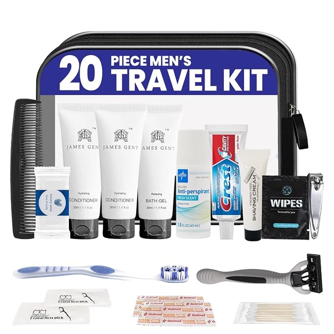 Trektote Travel Toiletry Kit For Men And Women – 20 Piece Set of Travel Size - Image 8