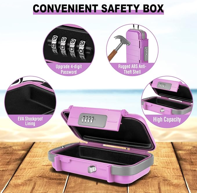 HUANLANG Portable Safe Lock Box - Image 2