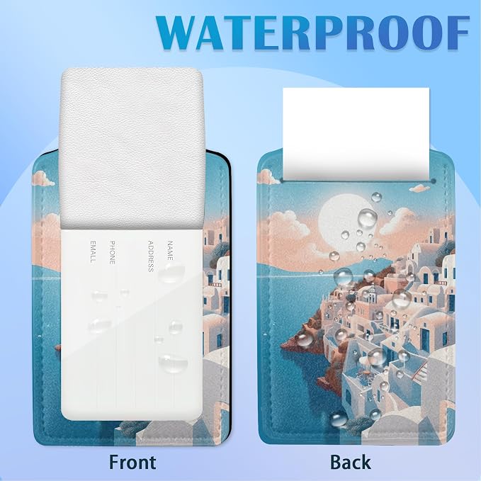 Greek Island Sunset Landscape On The Sea Luggage Tags - Image 4