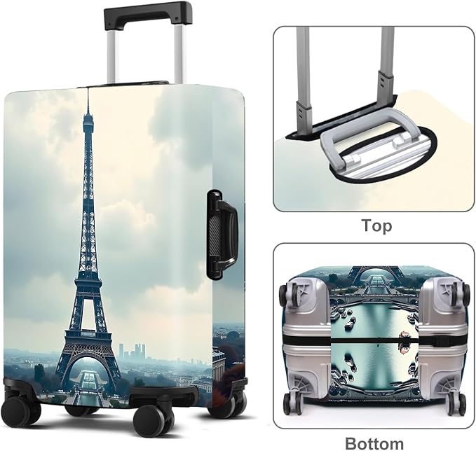 Luggage Cover Washable Suitcase Protector Anti-scratch Suitcase cover Fits - Image 2