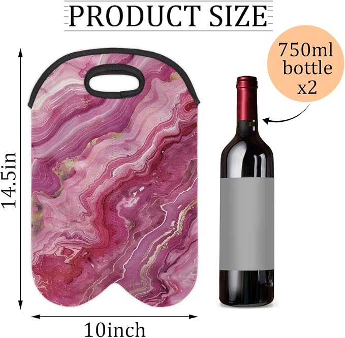 Wine Carrier Tote Personalized Bag - Image 2