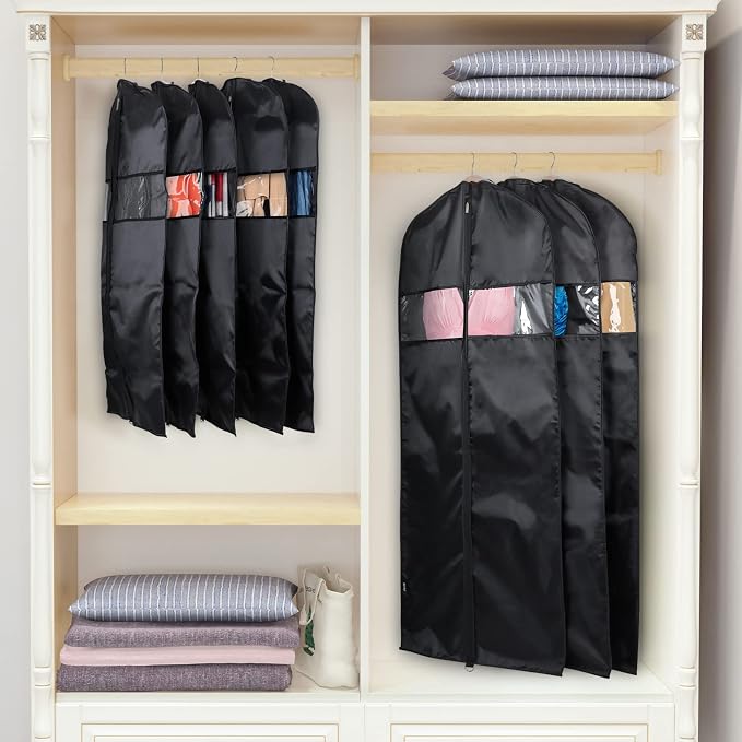 Univivi Garment Bag Suit Bag for Storage and Travel 60 inches, Lightweight - Image 7