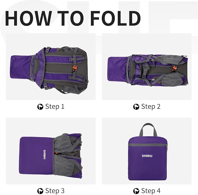 40L Hiking Backpack Lightweight Daypack Waterproof Travel Camping Backpack - Image 5