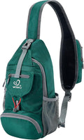 WATERFLY Packable Small Crossbody Sling Backpack Shoulder Chest Bag Daypack by Waterfly
