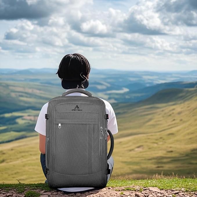 Carry On Backpack, 50L Extra Travel Laptop Backpack - Image 9