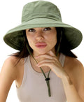 Sun Hats for Women Gardening Hat Wide Brim Ponytail Beach Sun Protection by Hatiis