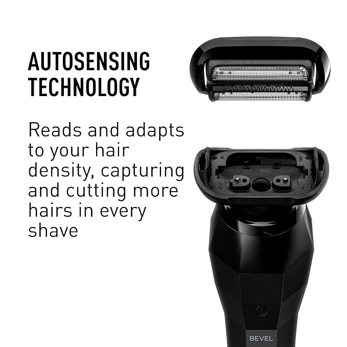 Bevel Electric Shaver for Men, Mens Foil Shavers for face, Wet & Dry Shave - Image 5