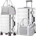 WEICHEN Set of 2 All Aluminum Magnesium 20 in Carry On and 29 in Checked Luggage by WEICHEN