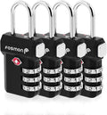 Fosmon TSA Accepted Luggage Locks, Open Alert Indicator 3 Digit Combination by Fosmon