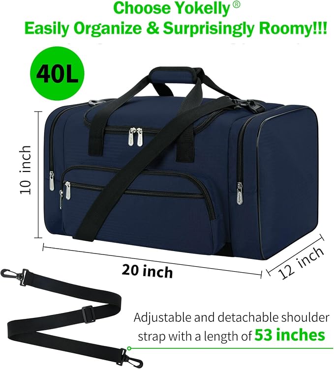 Sports Duffel Bag 20 inch for Travel Gym - Image 4