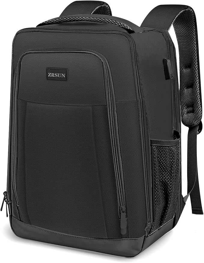 Travel Laptop Backpack for Men and Women, Business Anti Theft Slim Sturdy by ZRSUN