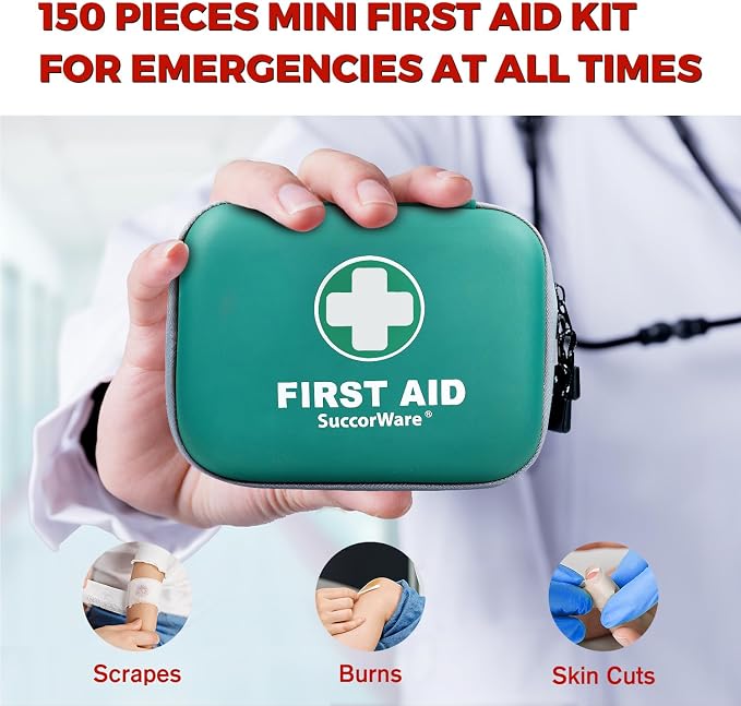 150 Pieces Mini First Aid Kit - Image 5