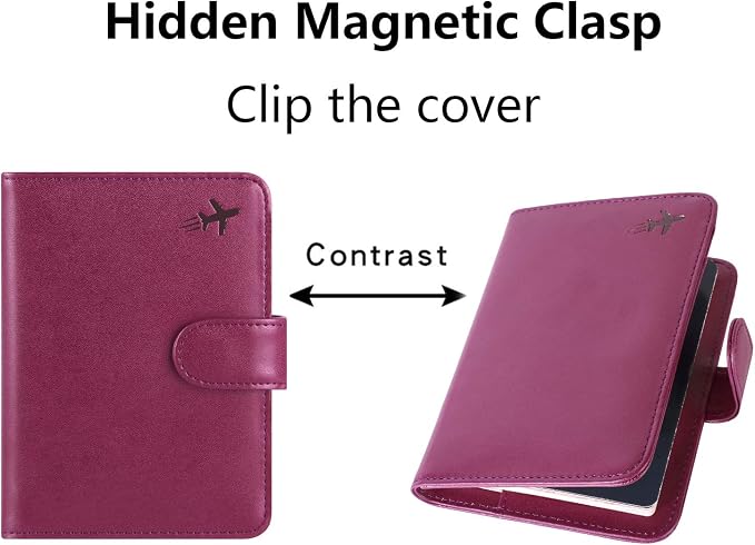 Passport Holder Cover Wallet RFID Blocking Leather Card Case Travel Accessories - Image 8