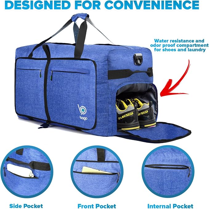 Bago Big XXL Foldable Duffel Bags - Image 4