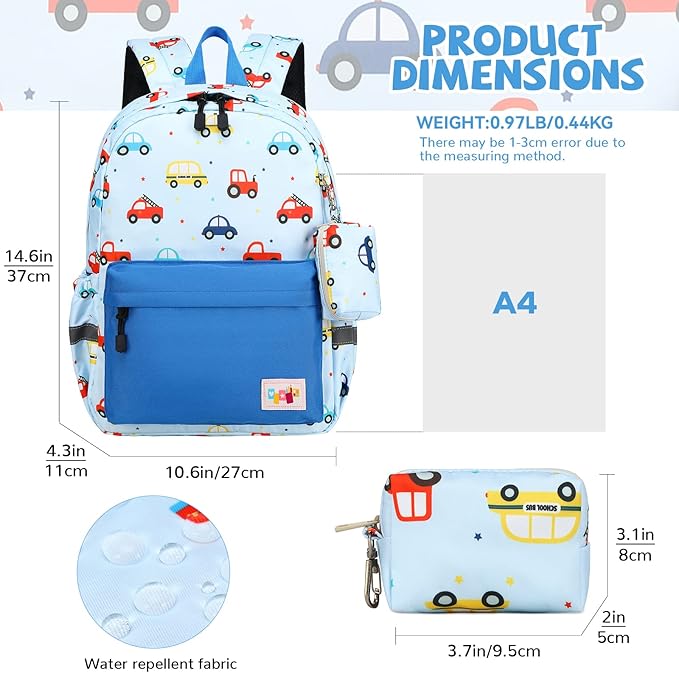 mygreen Toddler Backpack, Kids Backpack - Image 3