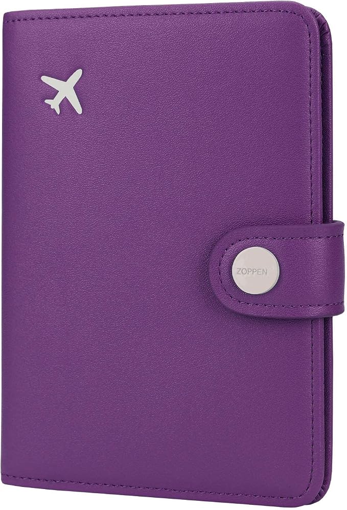 ZOPPEN Passport Holder Women, Passport Cover Travel Wallet Rfid Blocking - Image 7