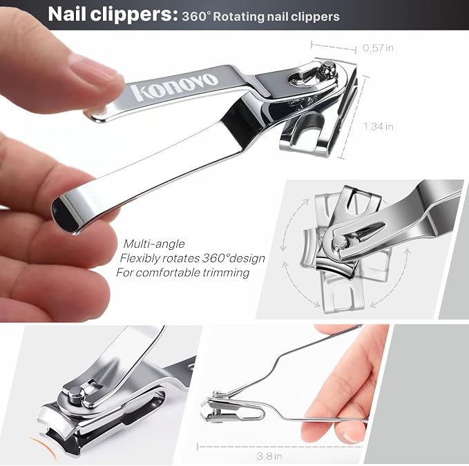 Toenail Clippers for Seniors Thick Toenails, Toe Nail Clippers Adult Thick - Image 3