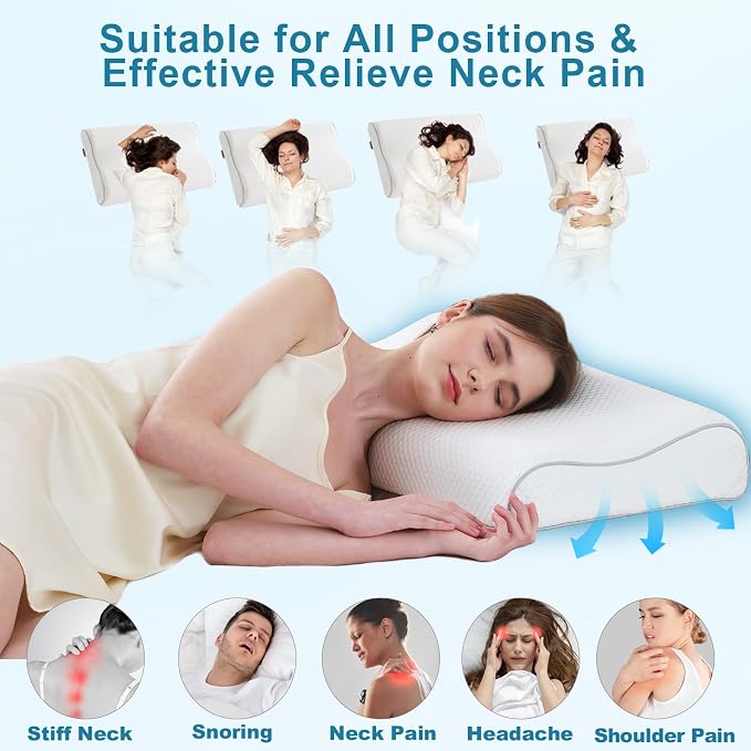 Memory Foam Pillows Cervical Pillow - Image 6