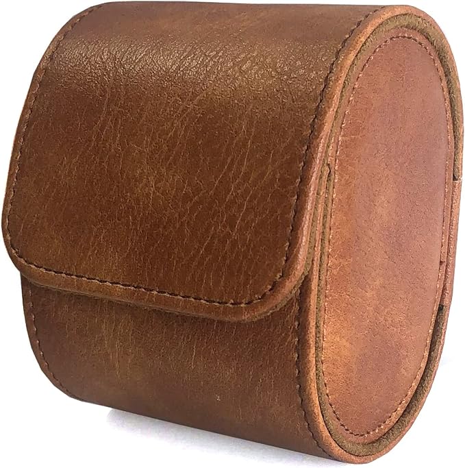 Longjet Watch Roll Travel Case for Men Portable Watches Organizer Box by LONGJETCRAFTINGTHECORELJ
