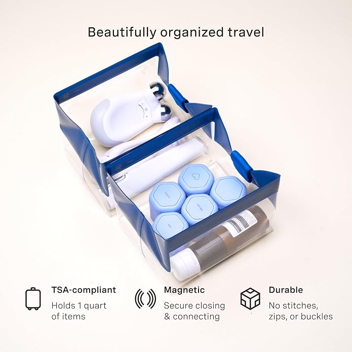 Cadence Parcel - Clear Dopp Kit - Durable and Leak-Resistant Travel Toiletry - Image 3