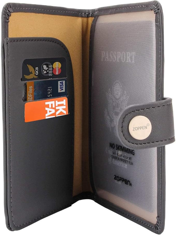 ZOPPEN Passport Holder Women, Passport Cover Travel Wallet Rfid Blocking - Image 4