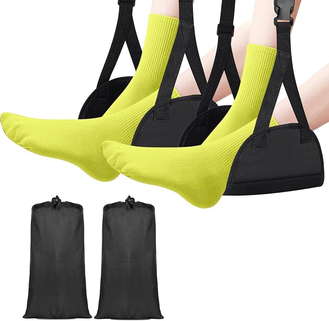Airplane Footrest Hammock, Foot Hammock by IYUANEPRO