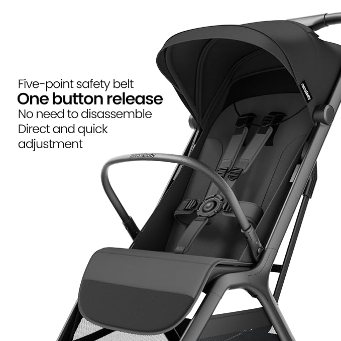 MAMA & BABY Packa Compact Travel Stroller – Lightweight, One-Hand Auto Folding - Image 6